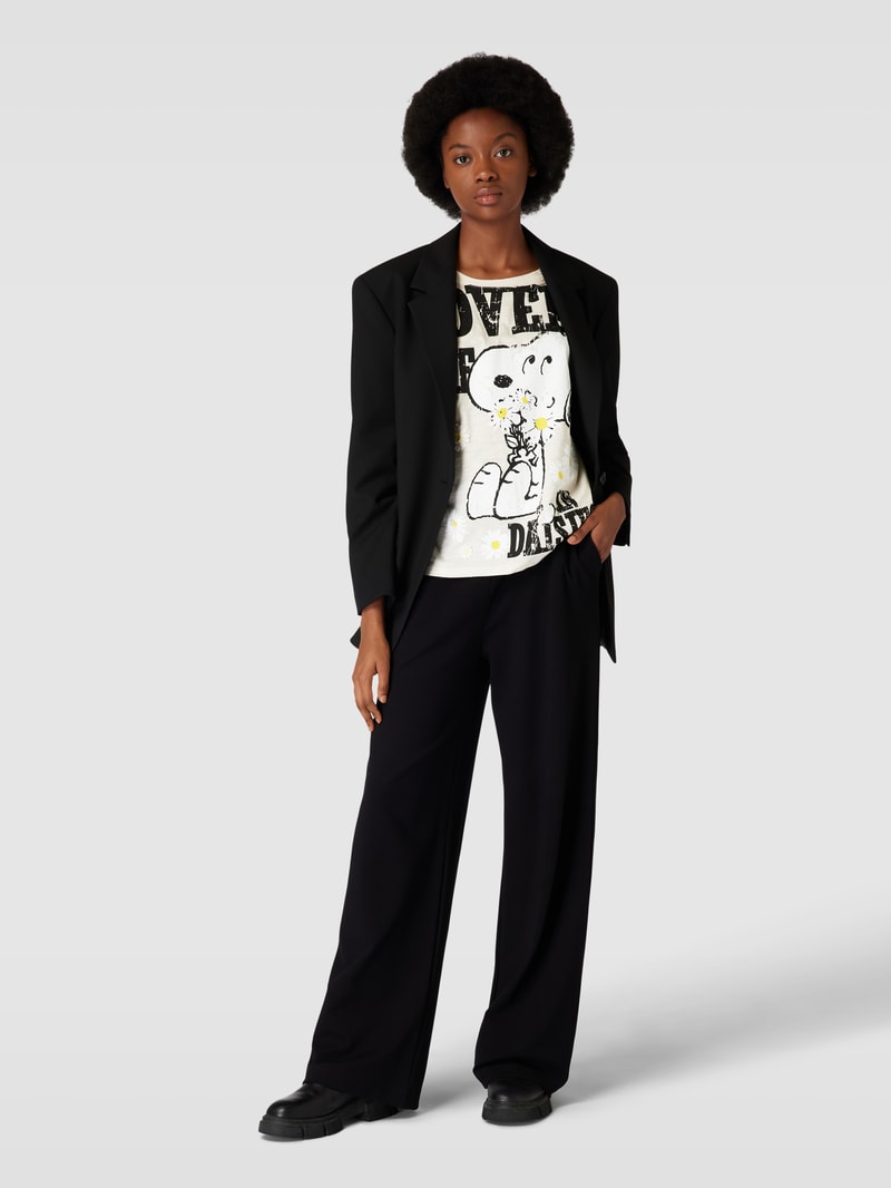T-Shirt mit Motiv-Print Modell 'Snoopy Daisy Shirt' in offwhite