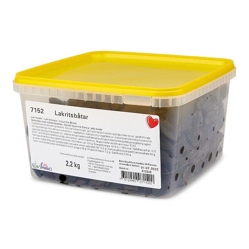 KnallGodt Lakrisbåter 2,2 kg