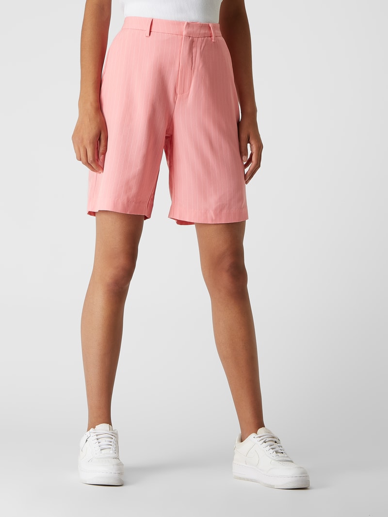 Chino-Shorts mit Nadelstreifen Modell 'Hamimo' in pink