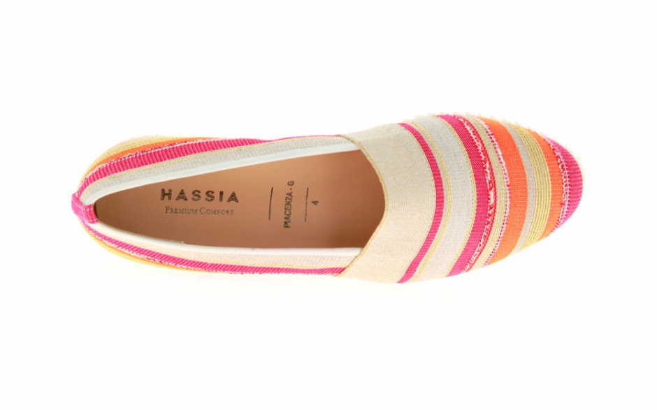 HASSIA Sportliche Slipper rot