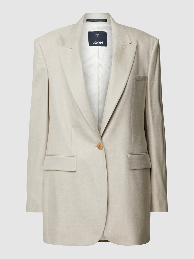 Blazer mit Leistentaschen in sand