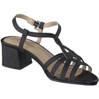 Charmosa Sandale in schwarz