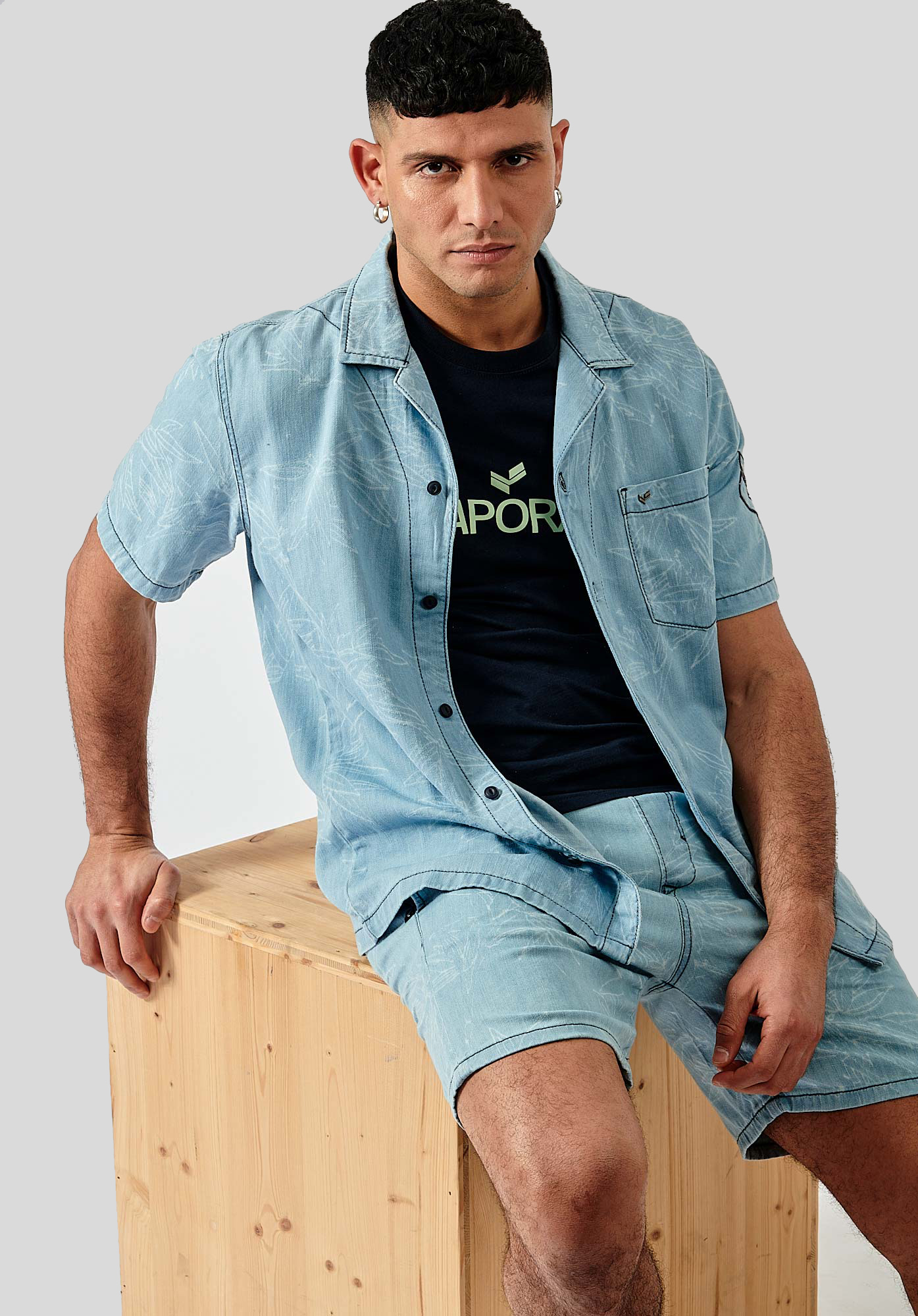 DEVEN  Short en jean homme