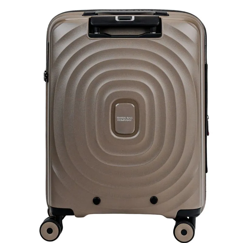 Swiss Bags Echo Handgepäckstrolley S (55 cm) Erweiterbar - Champagne