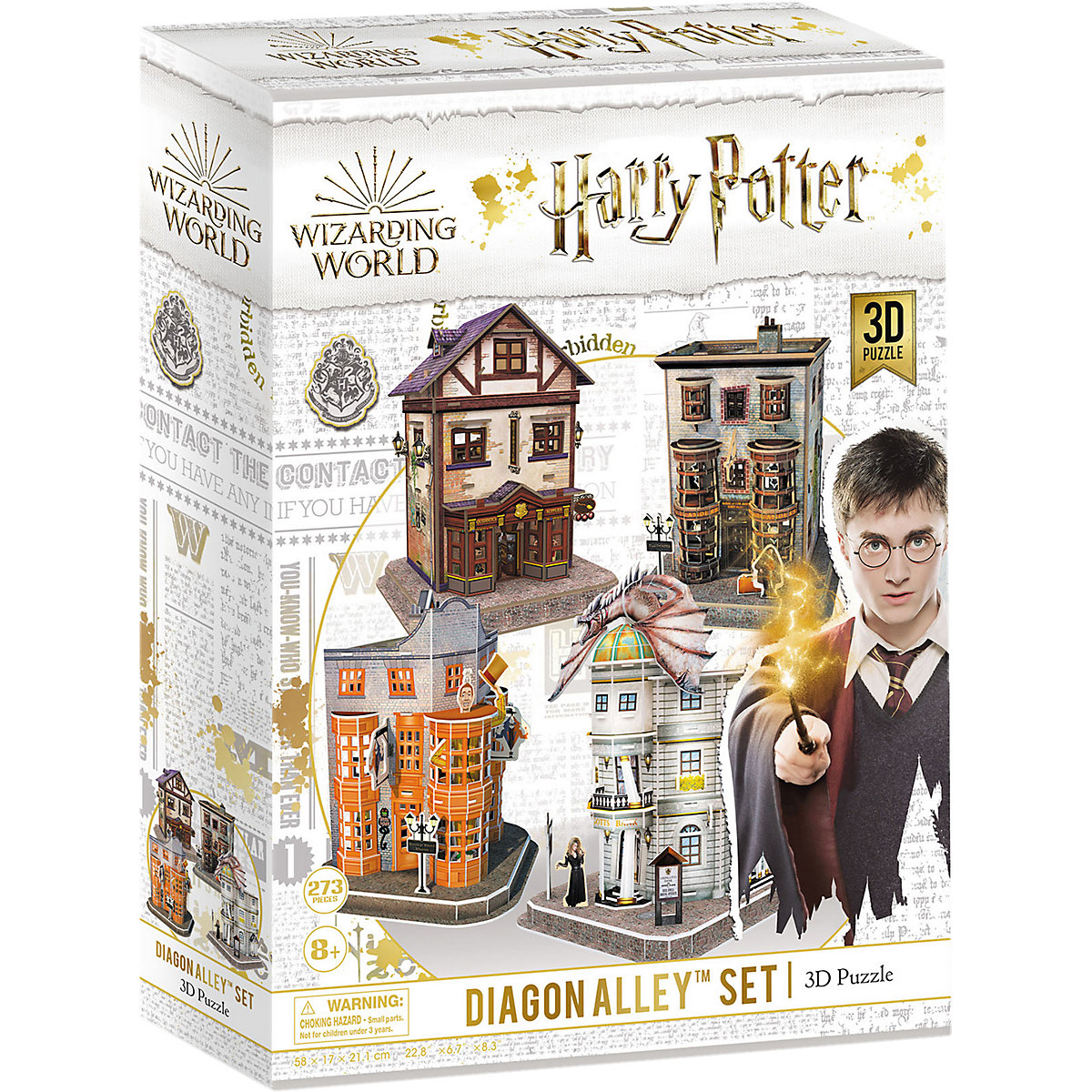 3D-Puzzle Harry Potter Diagon Alley™ Set - Winkelgasse, 273 Teile, 58 cm