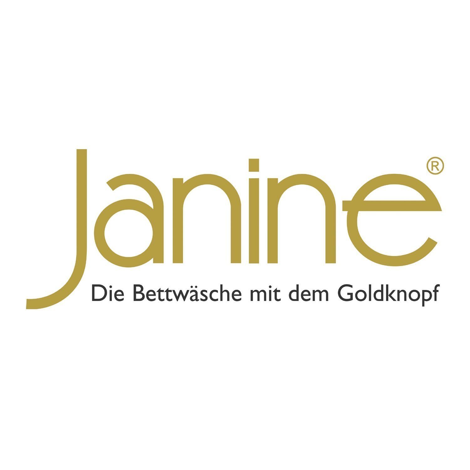 Bettwäsche J.D. 8468 07 Nougat Schwarz, Janine, Mako-Satin, 2 teilig, Bahnen, Striche