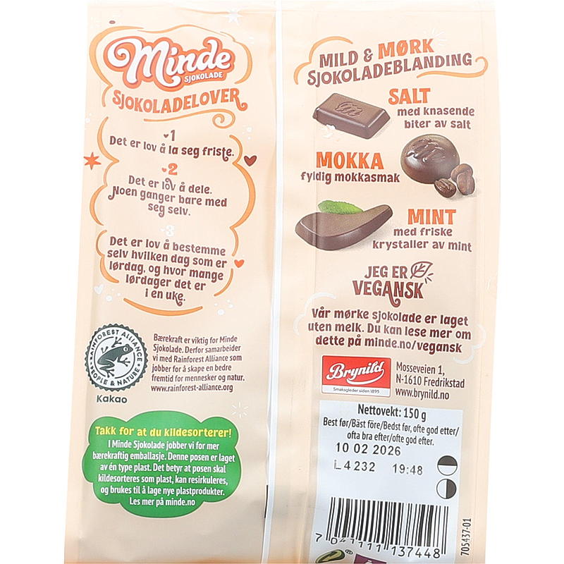 Minde Minde mørk 150 g