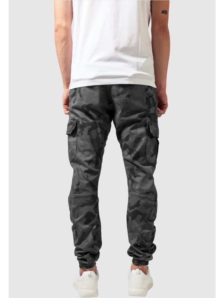 Urban Classics Urban Classics Cargo-Hosen in grey camo günstig kaufen