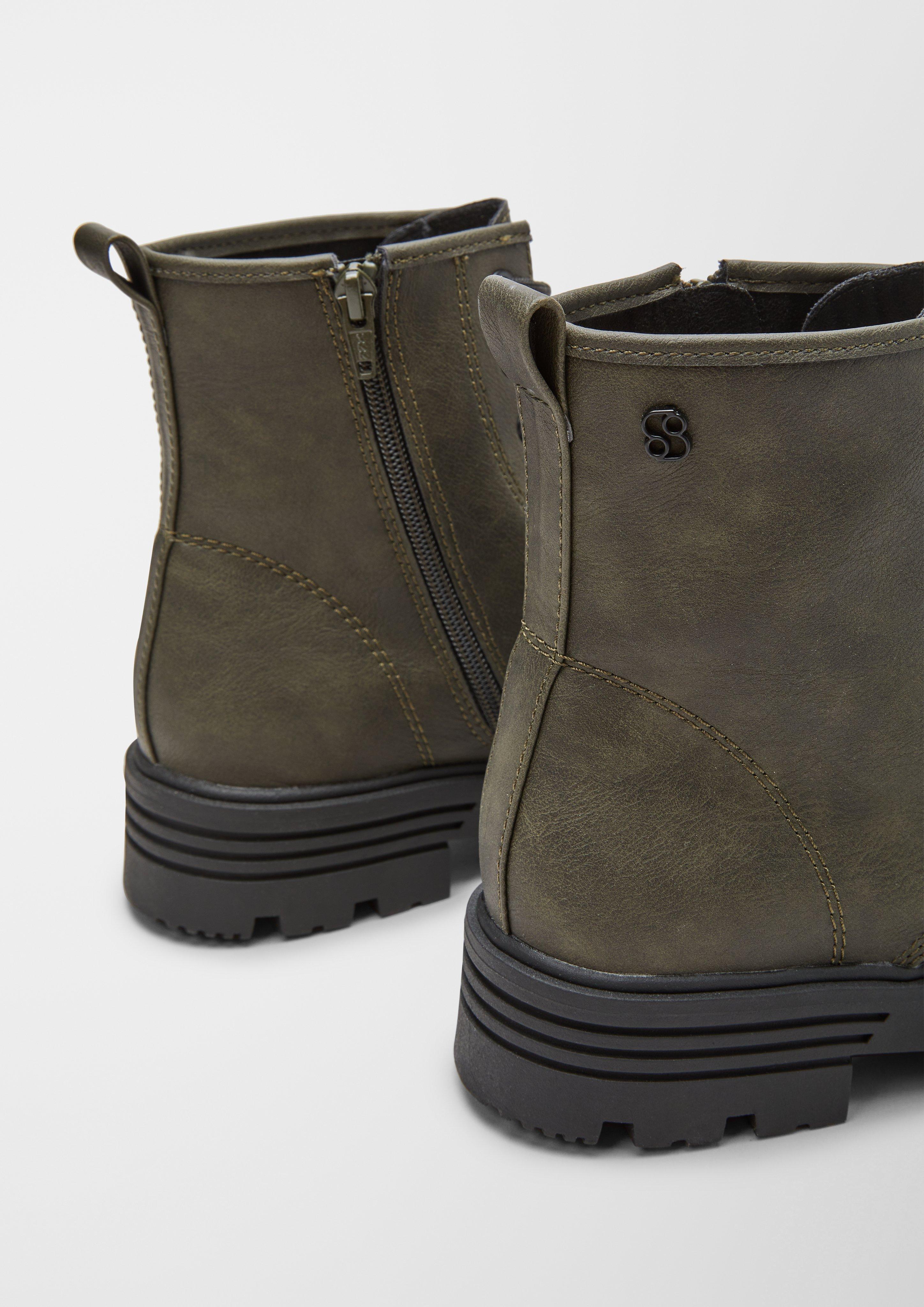 Schnürstiefel aus Kunstleder  6006494-701
