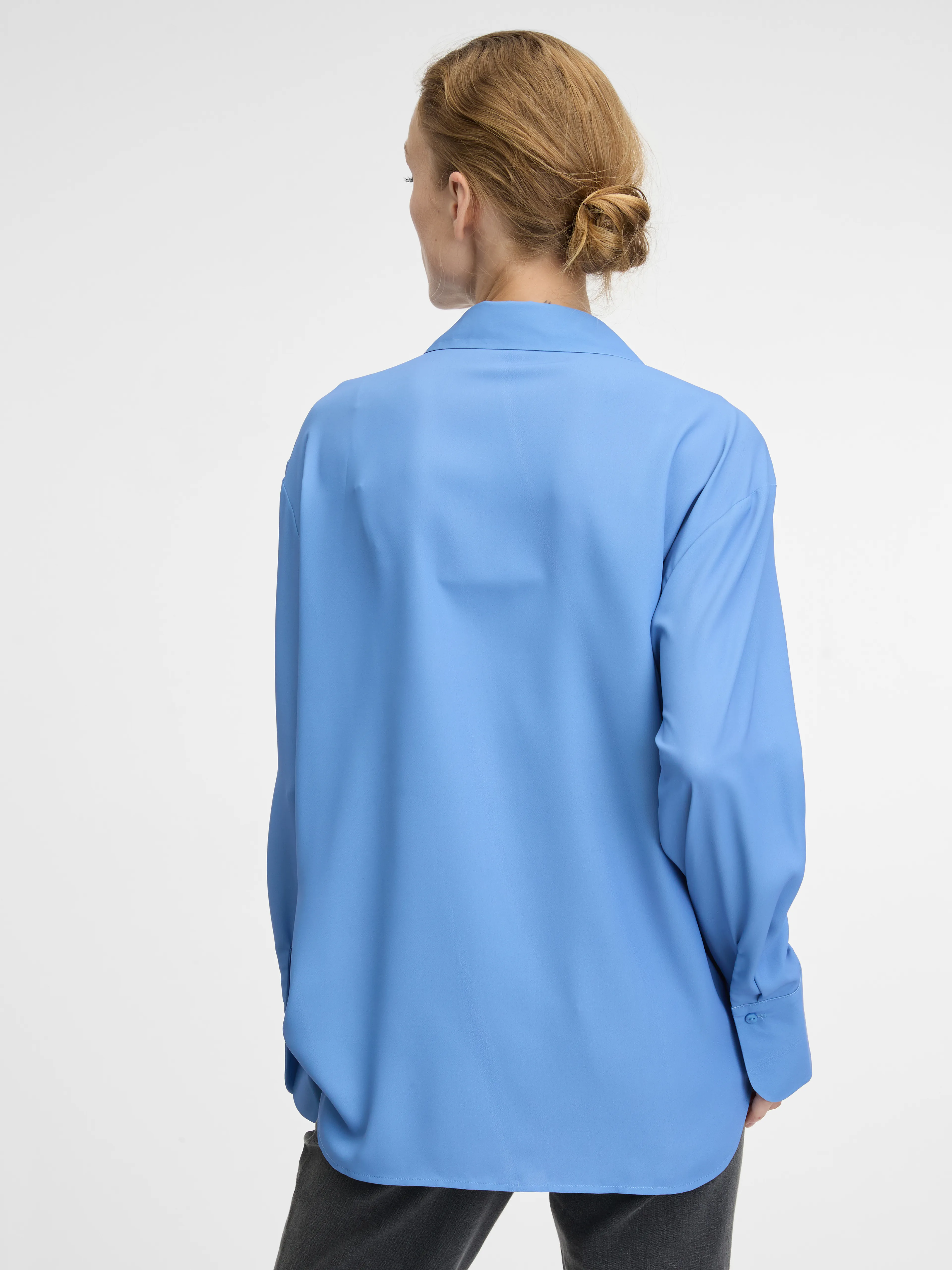 Blaues Damenhemd ORSAY