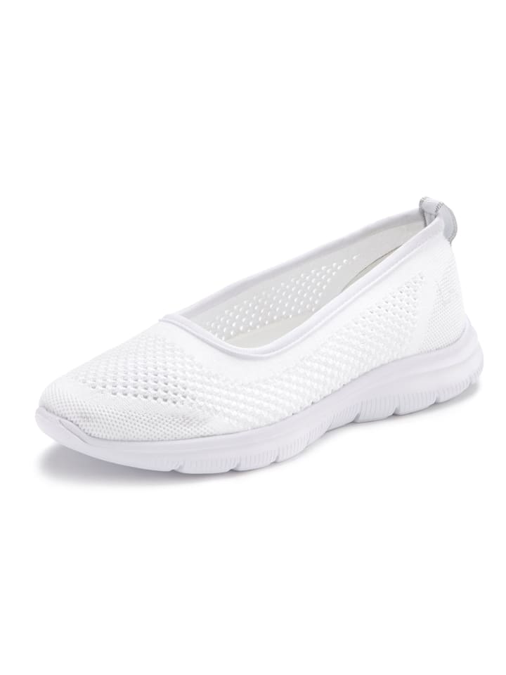LASCANA Ballerina in weiß günstig kaufen