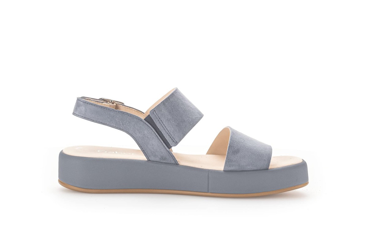 GABOR Plateau Sandalen blau