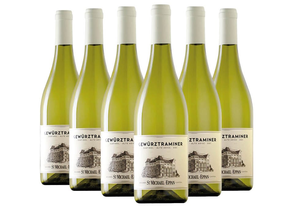 Südtirol - Alto Adige DOC Gewürztraminer 2022 Saint Michel Eppan 6 bouteilles de 0,75 ℓ