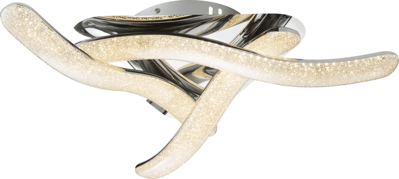 Globo Lighting - NABRO - Deckenleuchte Metall verchromt, LED