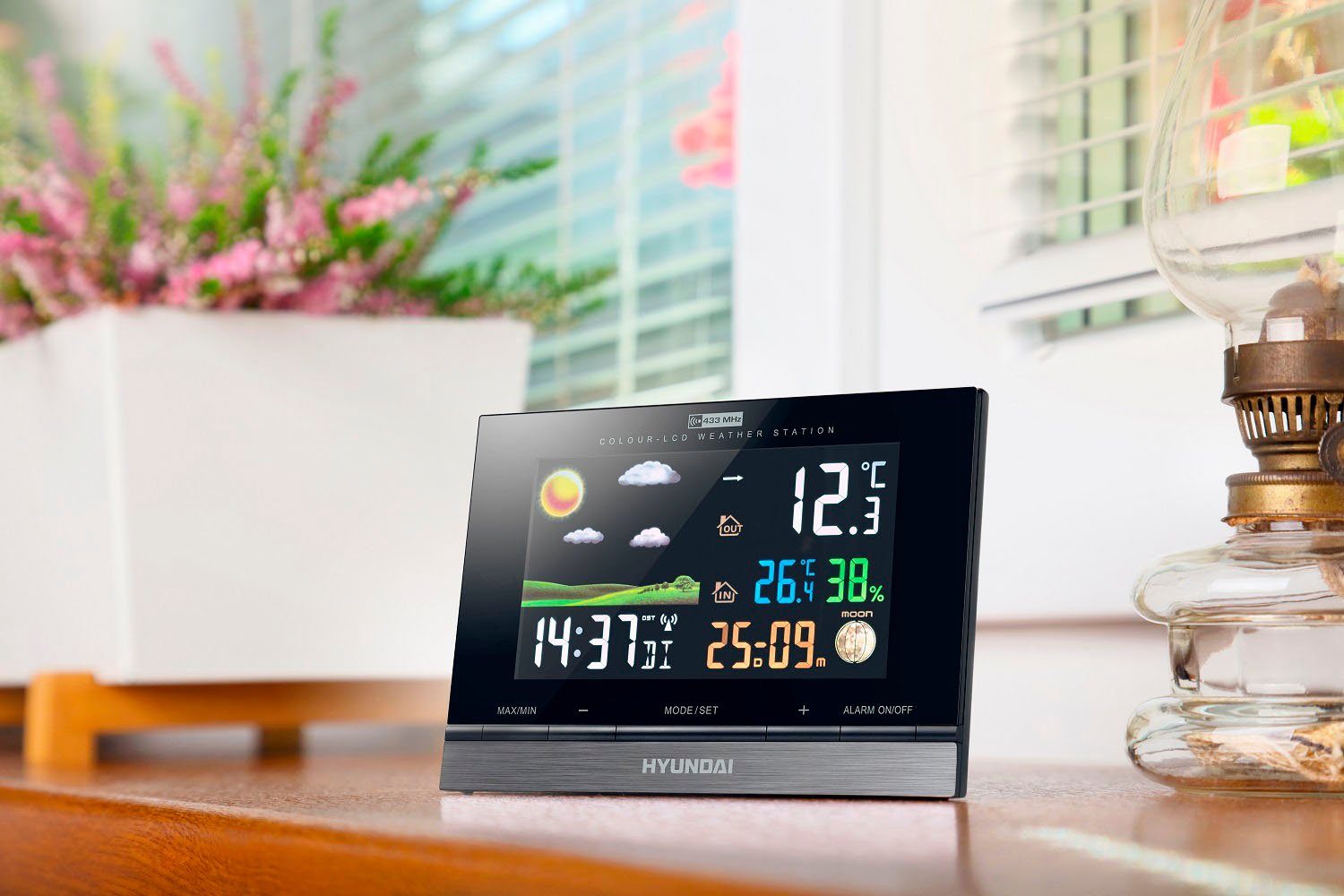 Hyundai Hyundai WS 2303 Wetterstation (mit Außensensor)
