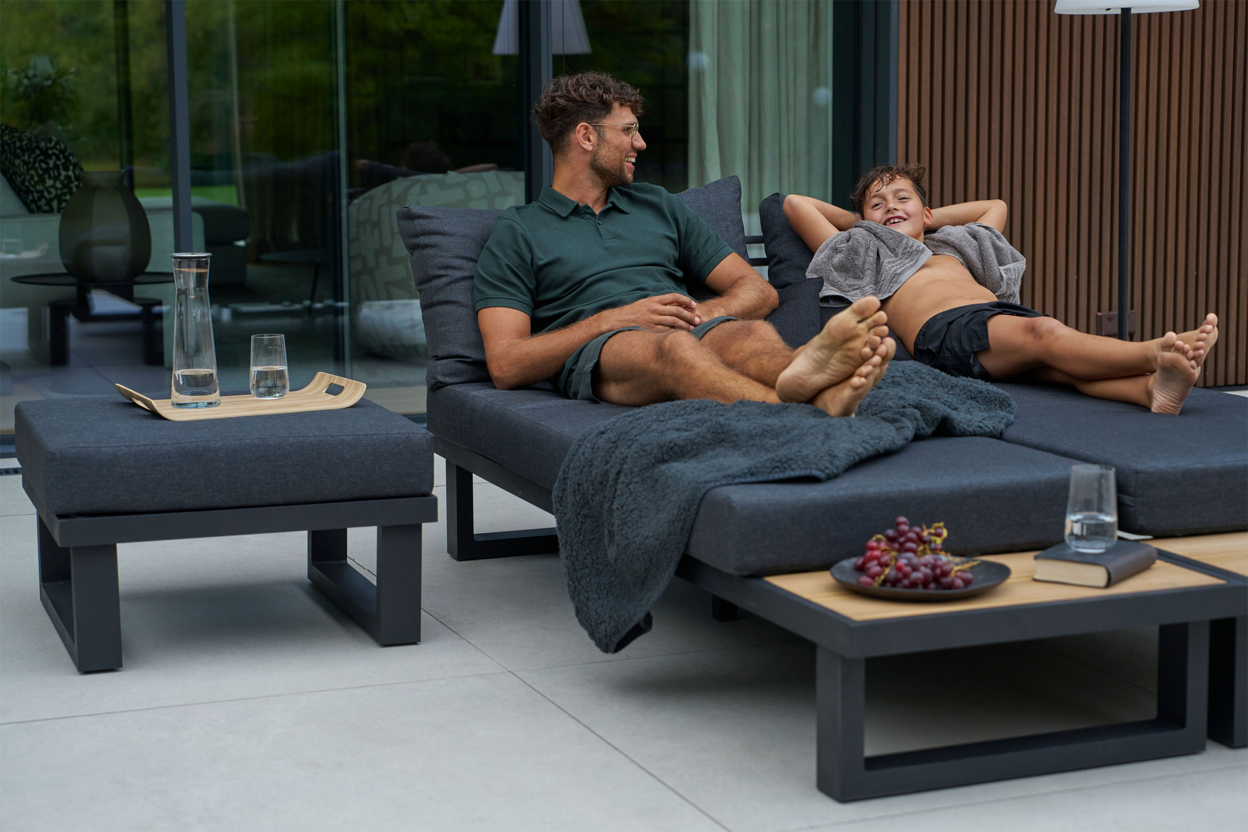 OUTDOORGarten-Eckgarnitur