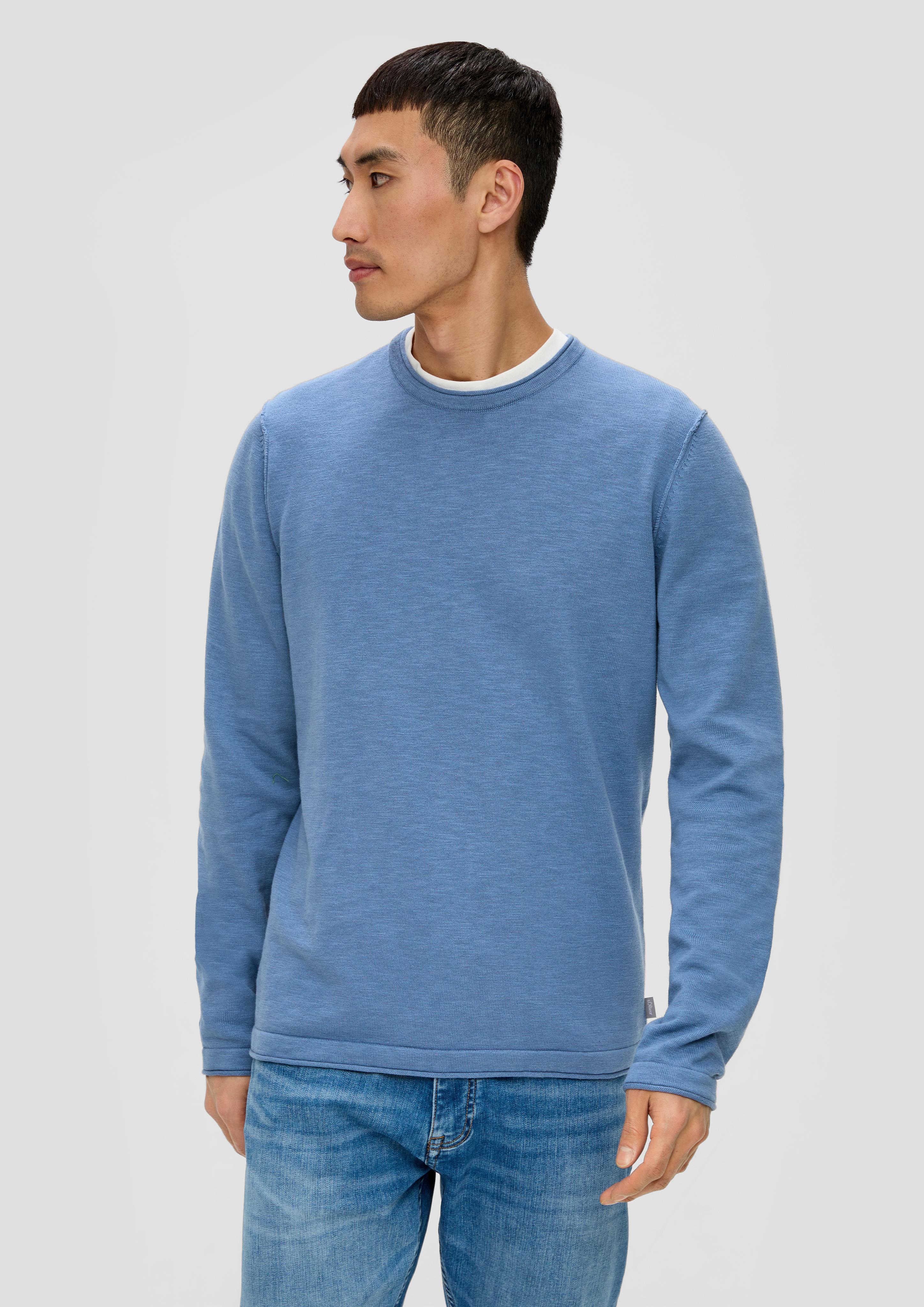 Strickpullover mit Rollkante  2141098-5402