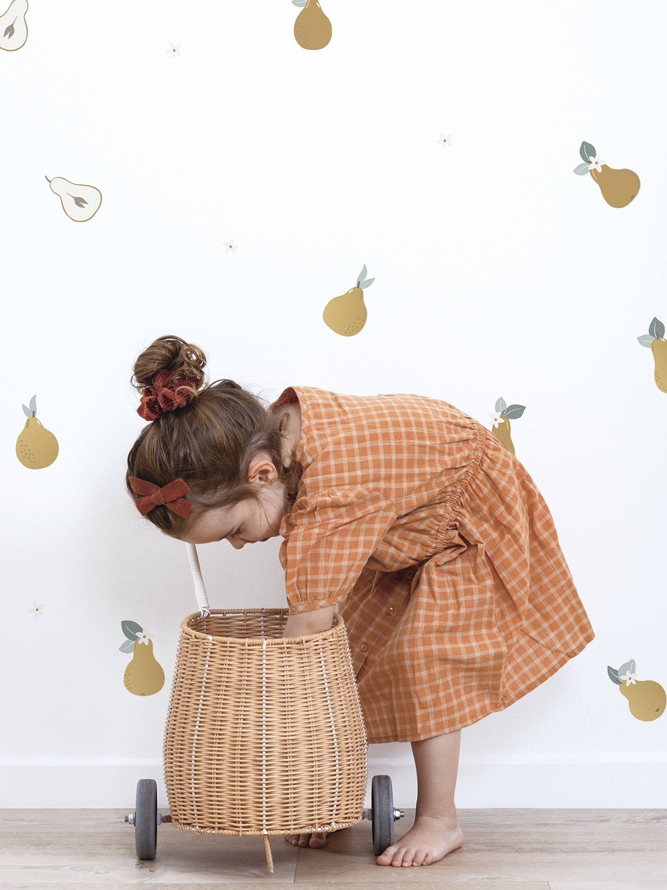 Stickers Poires Louise LILIPINSO moutarde