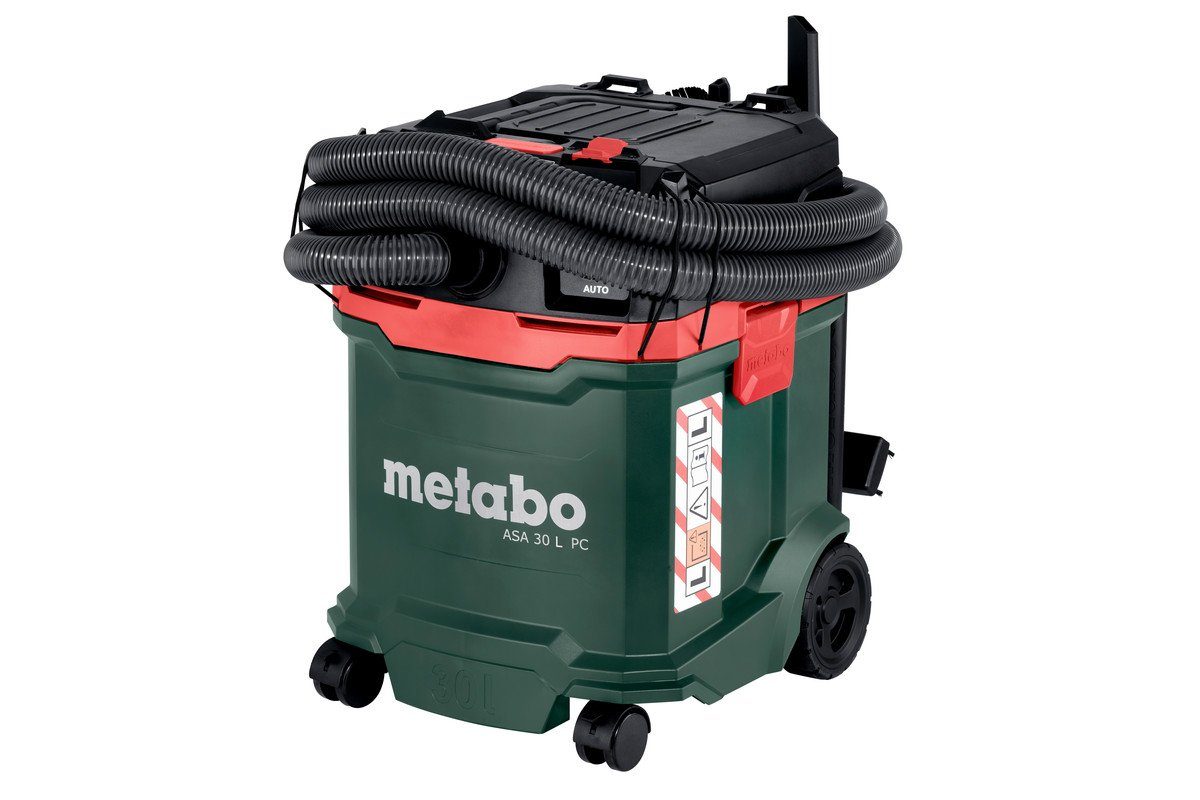 Metabo Professional Industriesauger Allessauger ASA PC, 1200,00 W, mit Beutel, 30 L, mit manueller Filterabreinigung, Karton