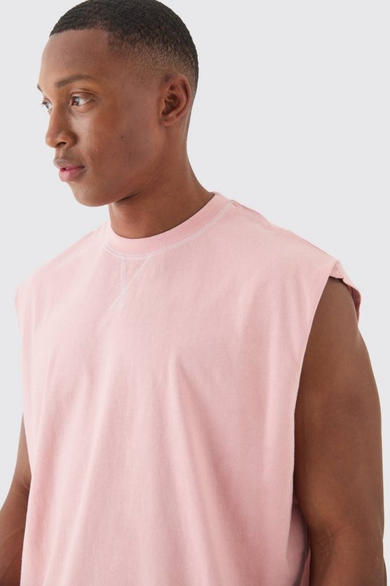 Oversize Kontrast-Tanktop