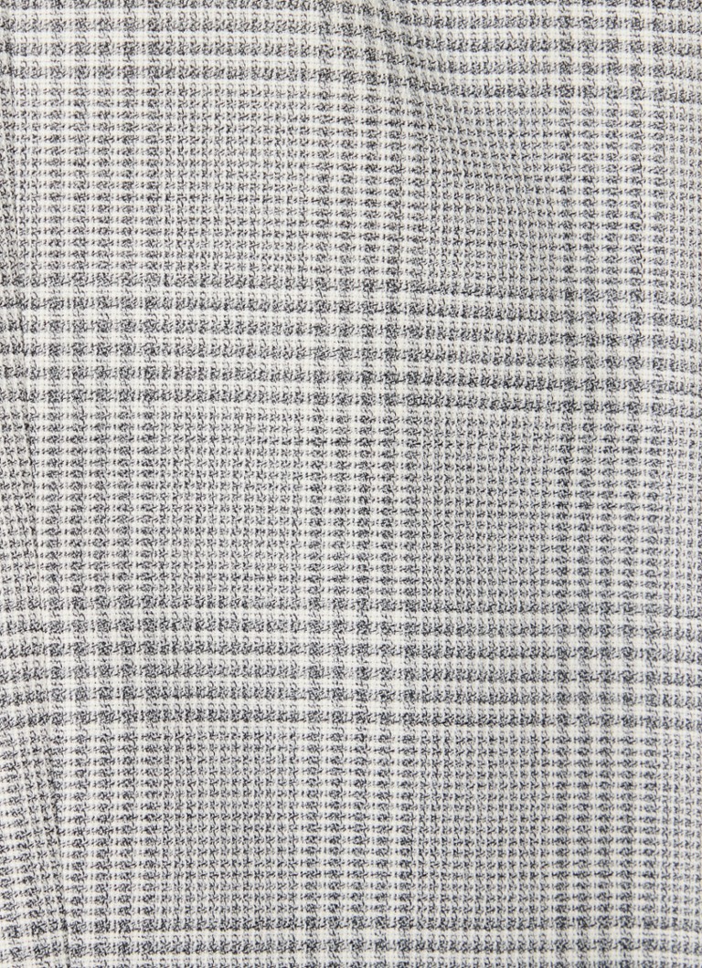 HUGO BOSS Tanity high waist regular fit virgin wool trousers with check pattern