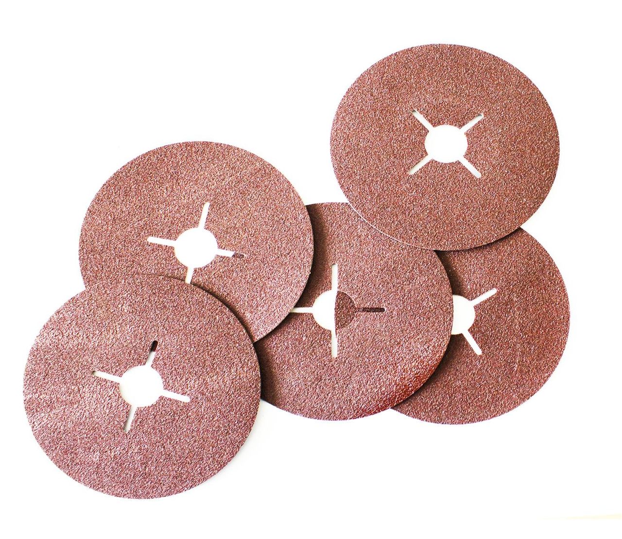 Vago-Tools 25x Fiberscheiben 115 mm Fiberschleifscheiben für Winkelschleifer P60