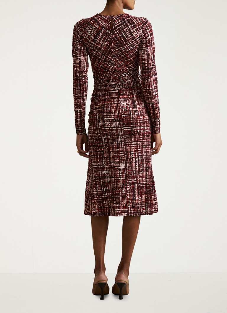 Vestido midi Reiss Riyo con cordones y abertura