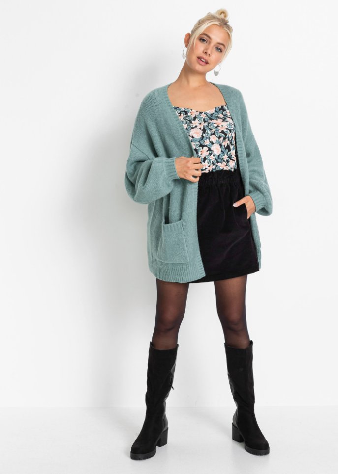 Oversized Strickjacke