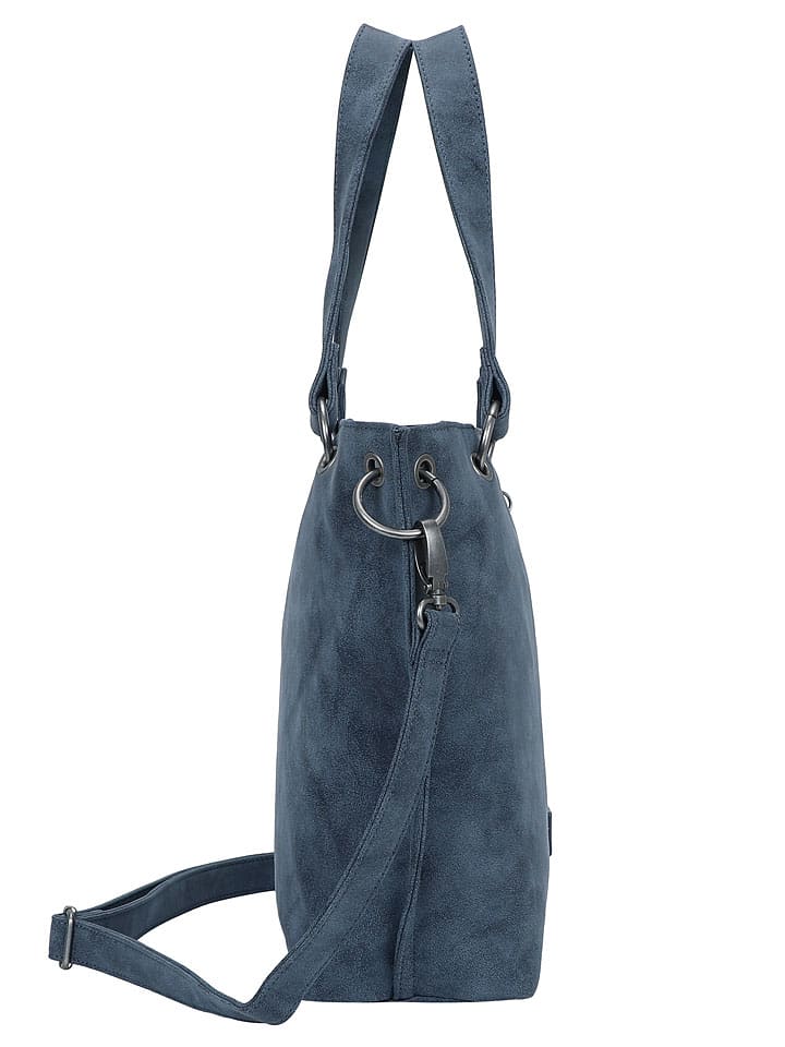 Fritzi aus Preußen Schultertasche in Blau - (B)12 x (H)31 x (T)40 cm günstig kaufen onesize