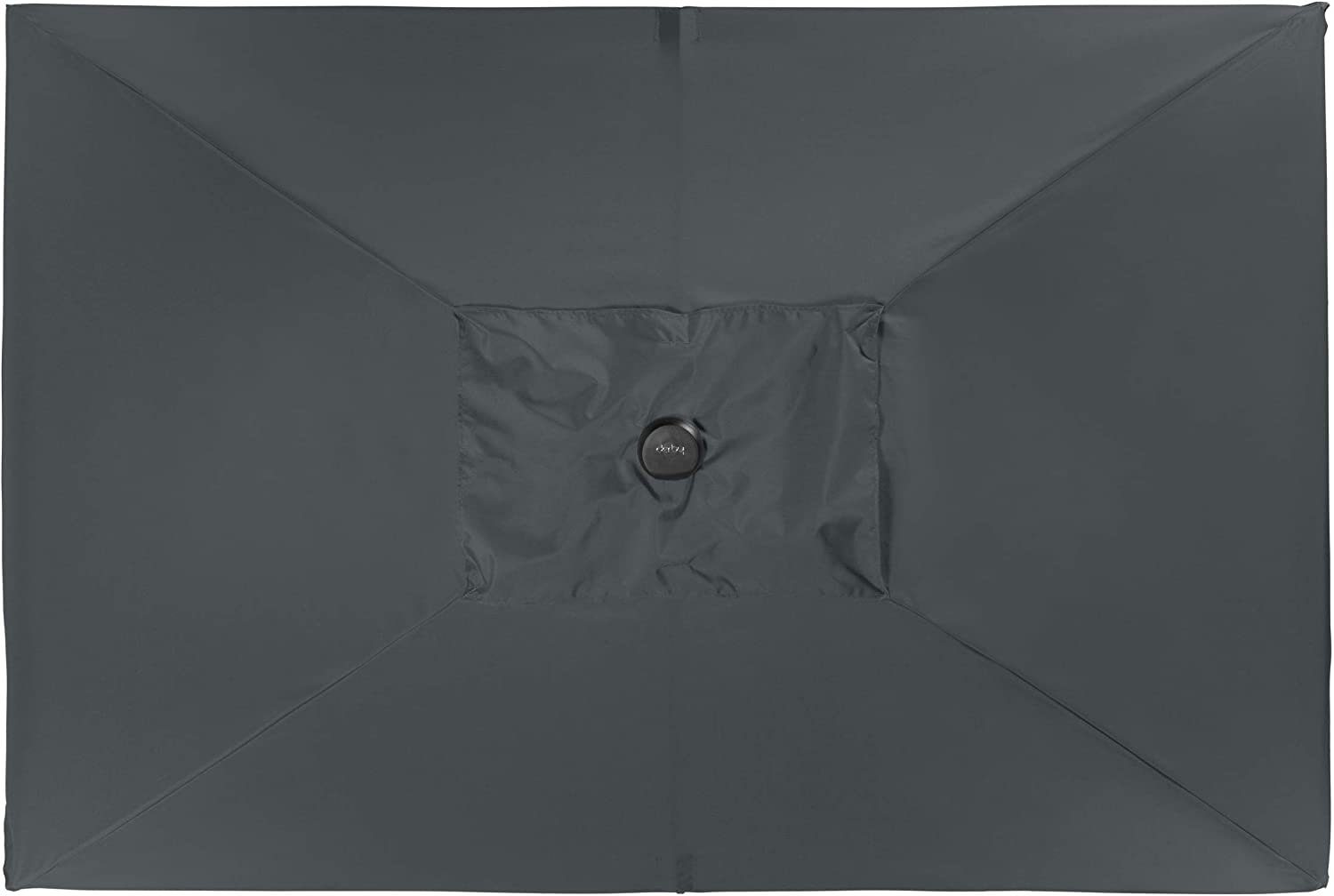 derby Rechteckschirm Basic lift 210x140 cm anthrazit Sonnenschirm Balkonschirm, LxB: 140,00x210,00 cm, abknickbar, höhenverstellbar, wasserabweisend
