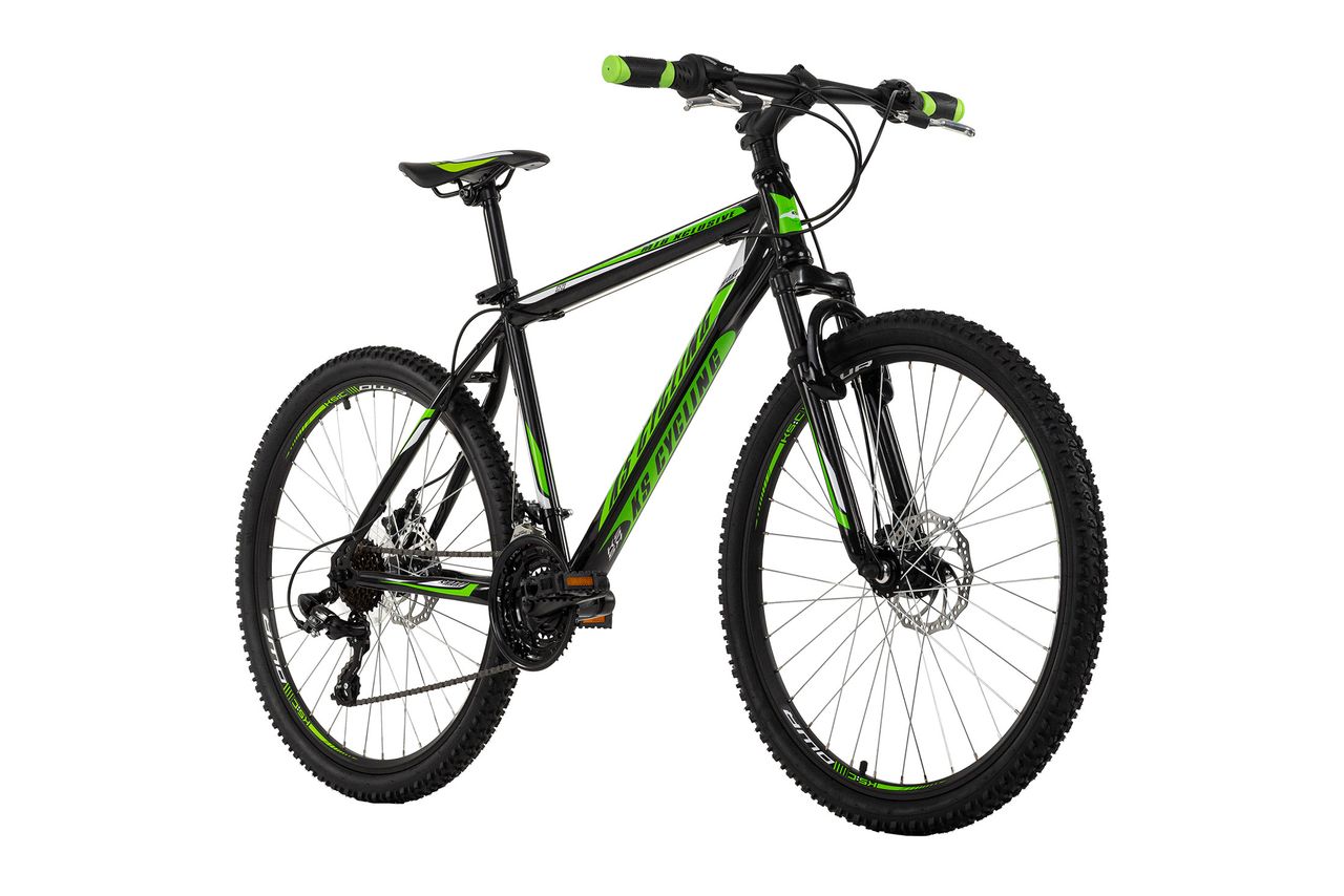 KS Cycling Mountainbike Hardtail 26'' Sharp schwarz-grün RH 51 cm