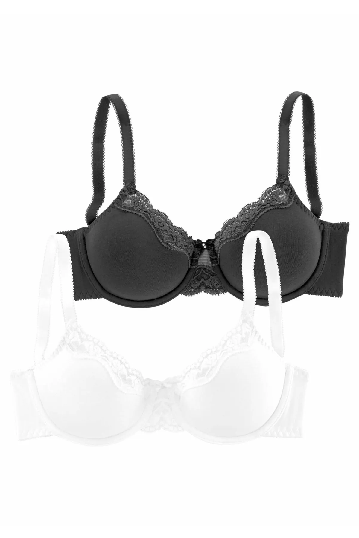 PETITE FLEUR  BH - Schwarz - Unifarben