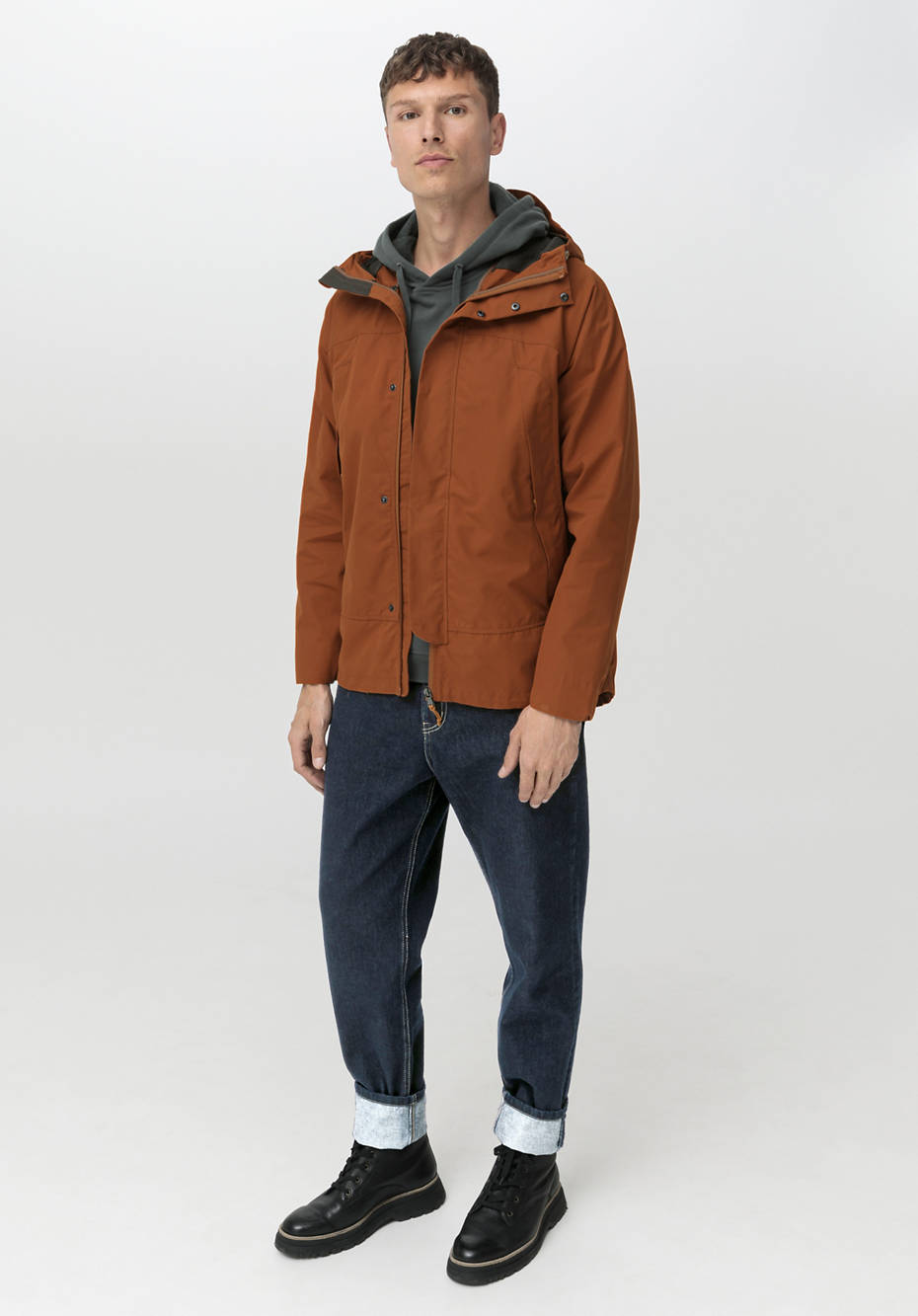 Nature Shell Allwetter-Jacke aus reiner Bio-Baumwolle