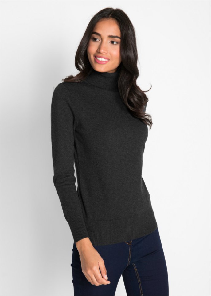 Basic Rollkragenpullover