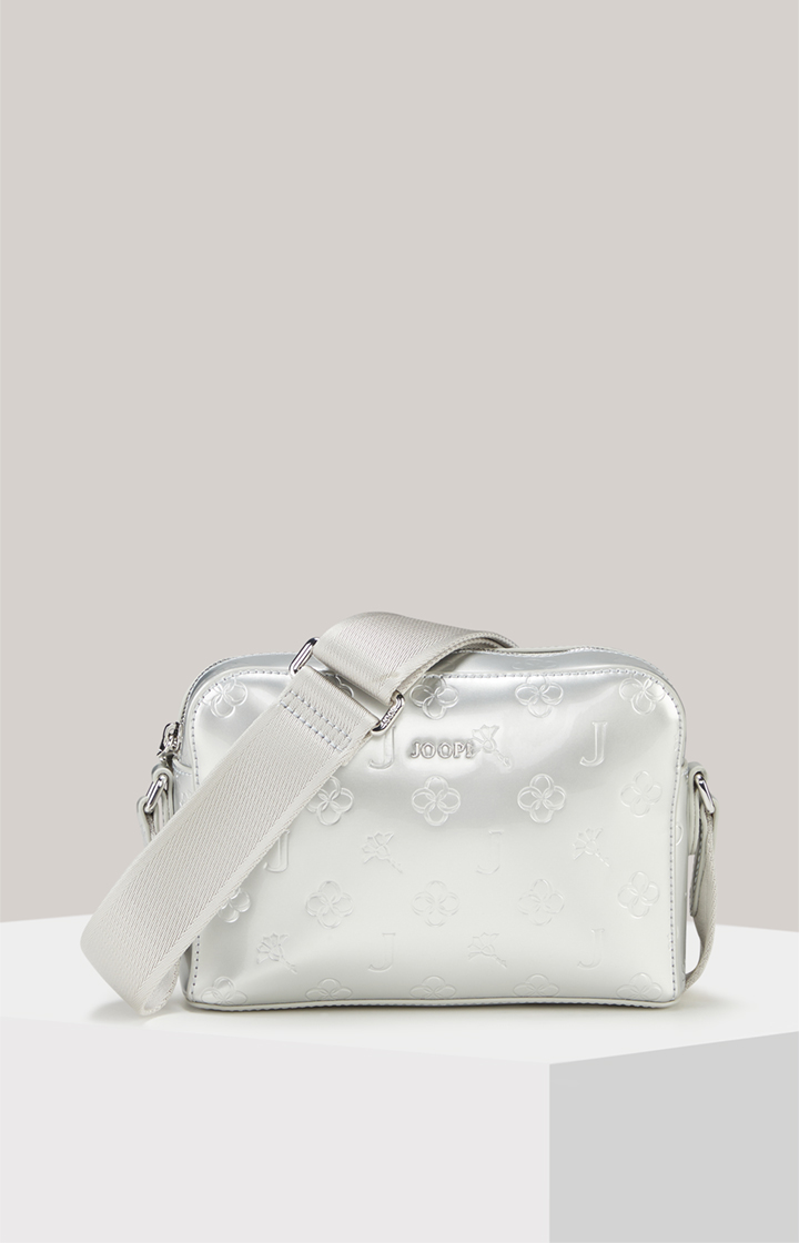 Schultertasche Decoro Lucente Cloe in Silber