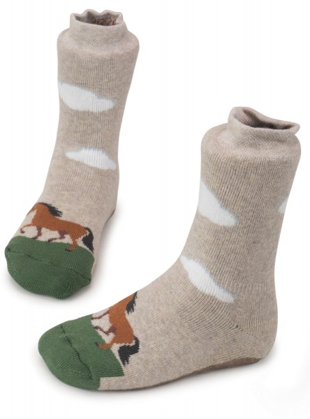 Ewers ~ Stoppersocke SoftStep ~ Pferd beige