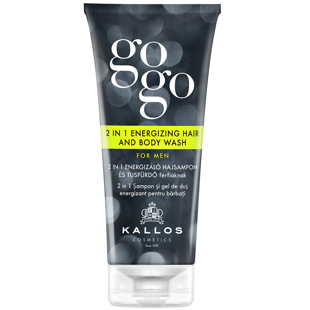 Kallos GoGo 2in1 Men Energizing Hair & Body Wash 200 ml