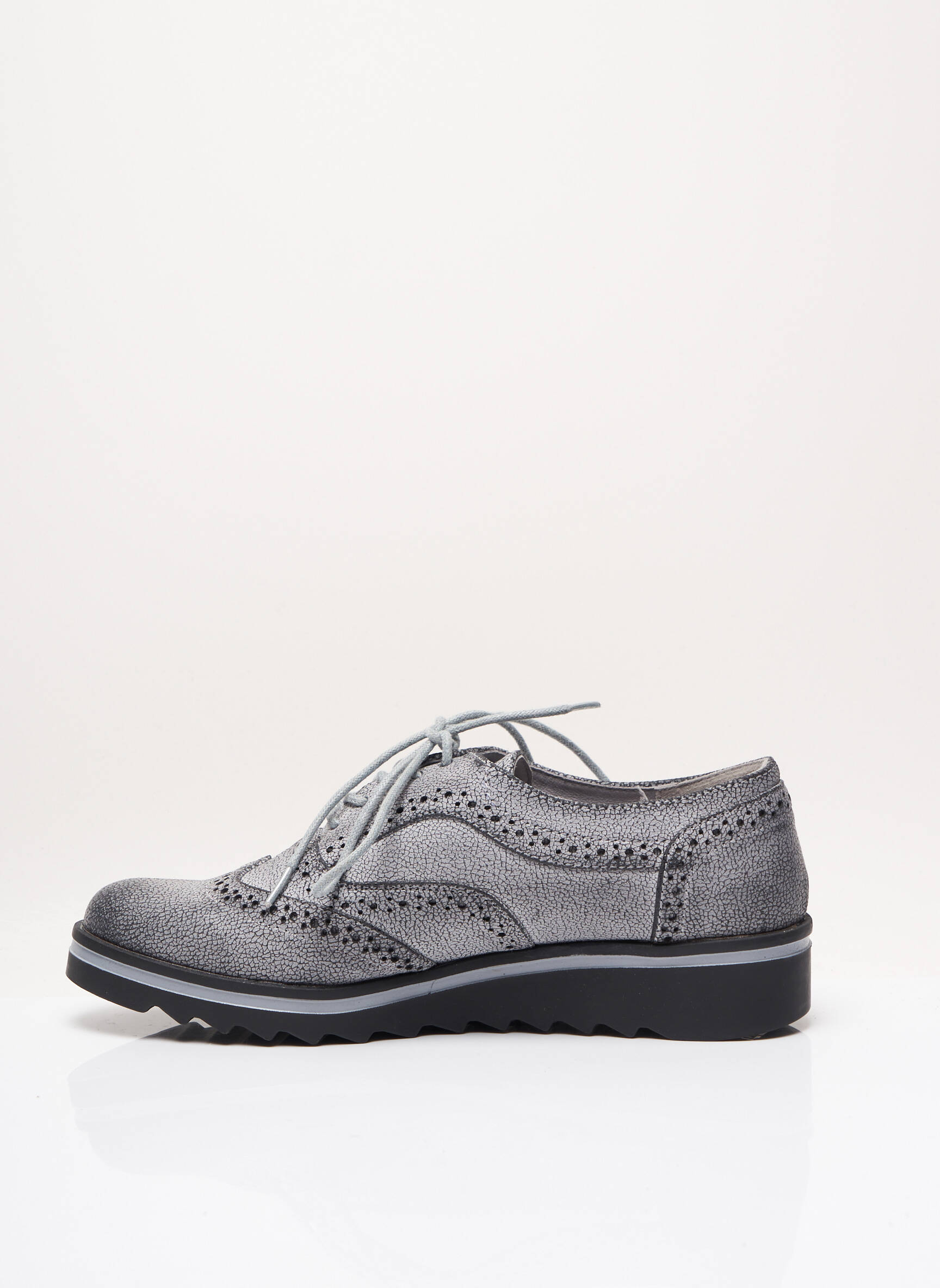 Les P Tites Bombes Derby Femme couleur gris