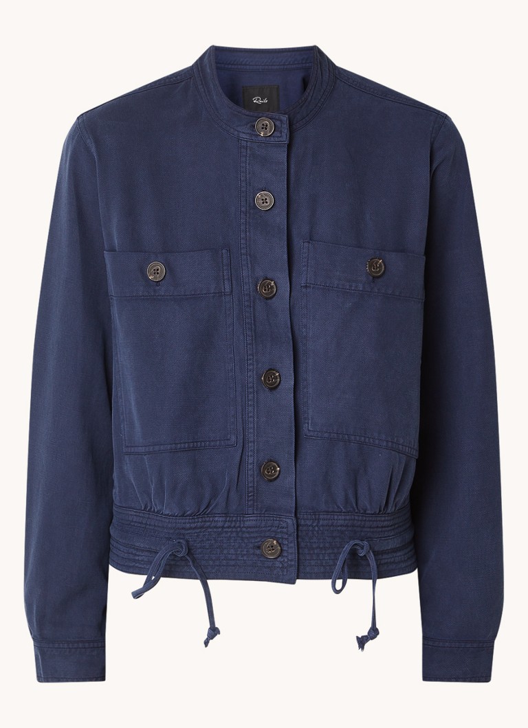 Rails Alma jacket in lyocell blend with chest and side pockets