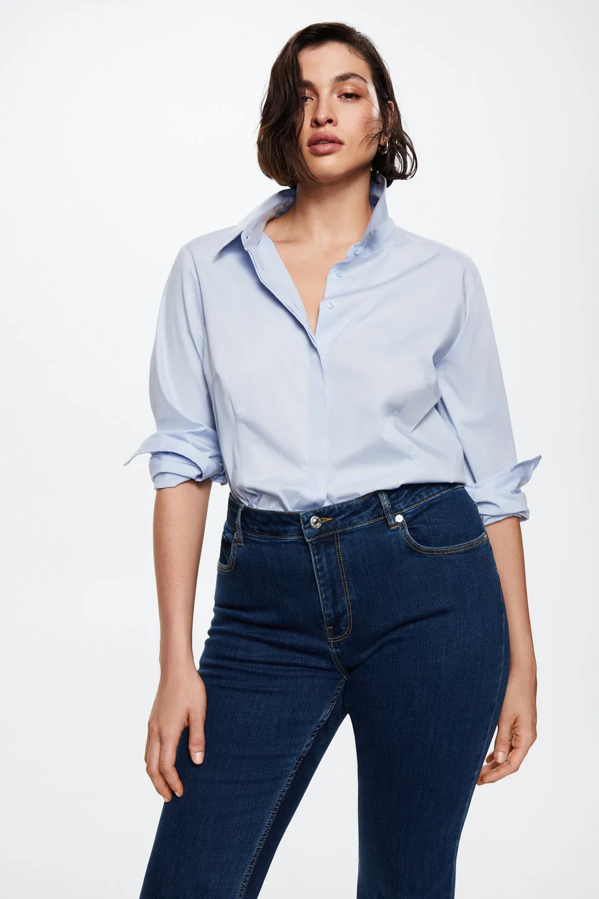 MANGO  Jeans - Blau - Wide Leg