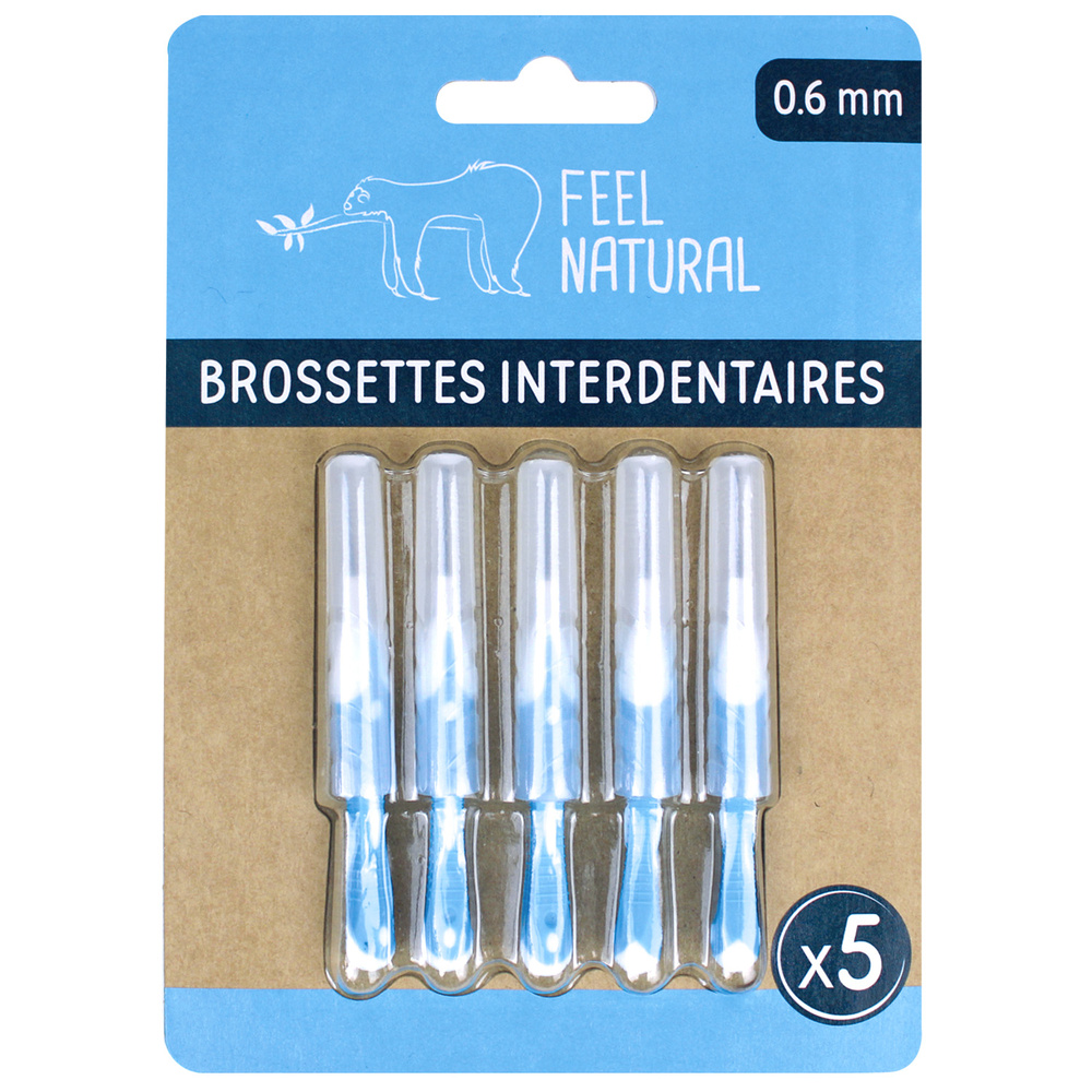 feel natural Lot de 5 brossettes interdentaires Accessoire Bucco-dentaire