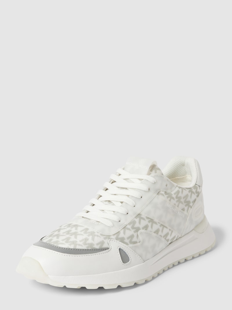Sneaker mit Allover-Muster Modell 'MILES' in orange