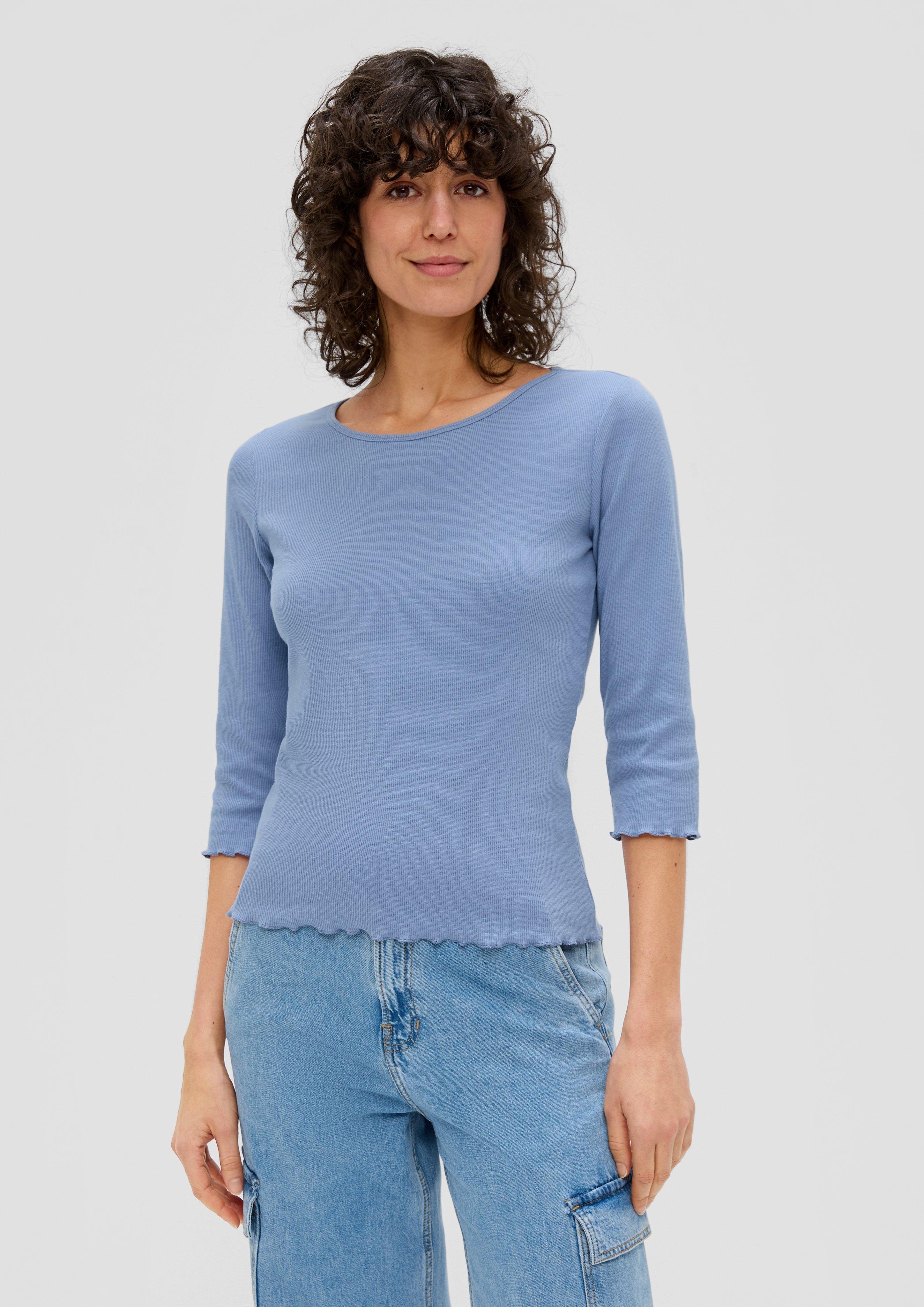 3/4-Ärmel-Shirt mit Rollsaum  2157735-5271