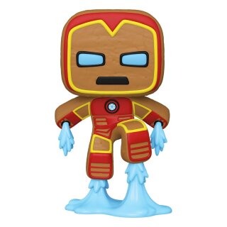 Marvel POP! Vinyl Figur Holiday Iron Man 9 cm *Mängelexemplar*