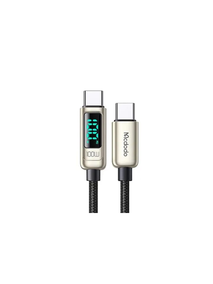 Mcdodo 100 W Typ-C-zu-Typ-C-Digitalkabel QC4.0 PD-Ladekabel LED-Schnellladung in Grau günstig kaufen onesize
