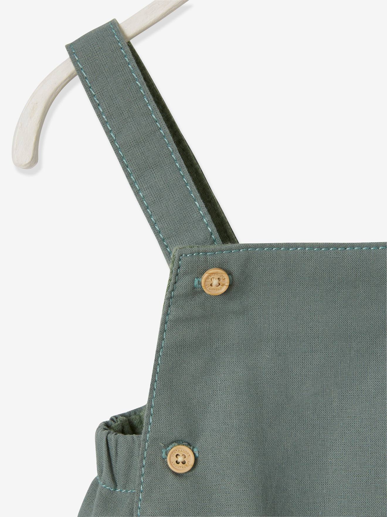 Vertbaudet Baby Latzhose, Retro-Chic - wollweiß
