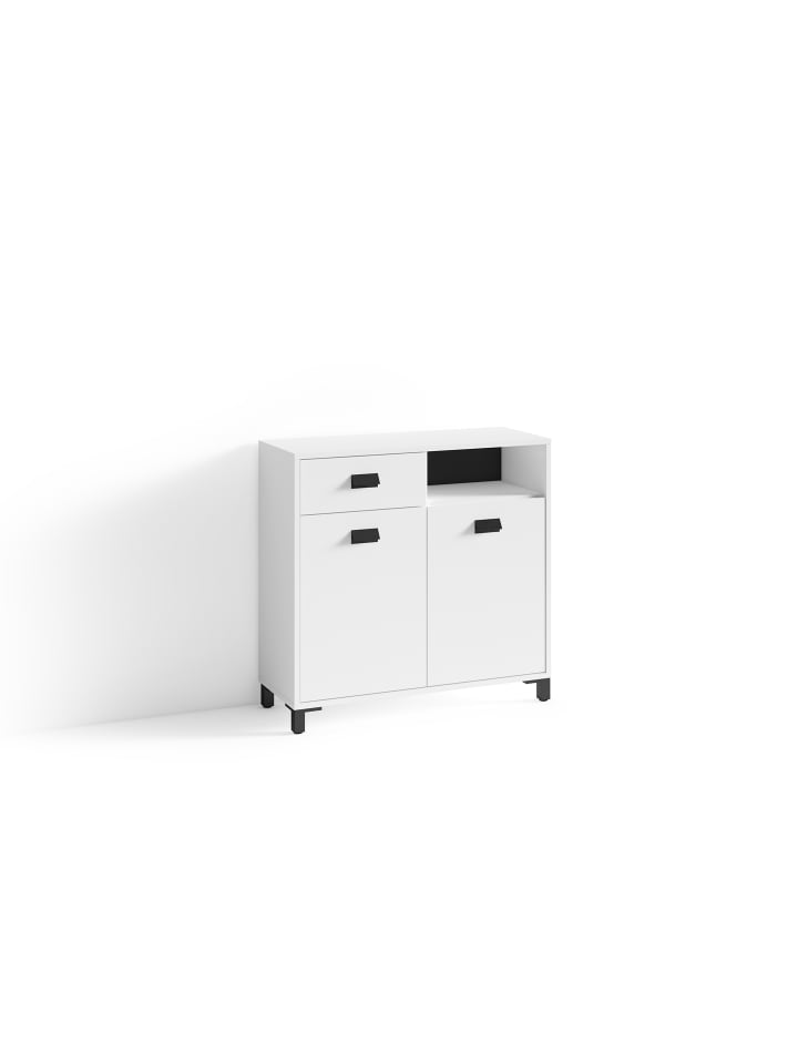 byLiving Kommode Wellness in Weiß - (B) 80,5 x (H) 77,5 x (T) 31 cm günstig kaufen onesize