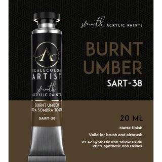 Artist Scale Color: Burnt Umber (20ml)