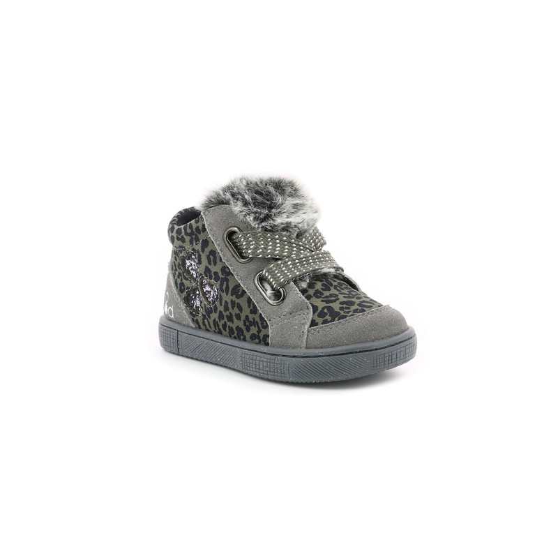 Sneakers hautes cuir suede Bloye