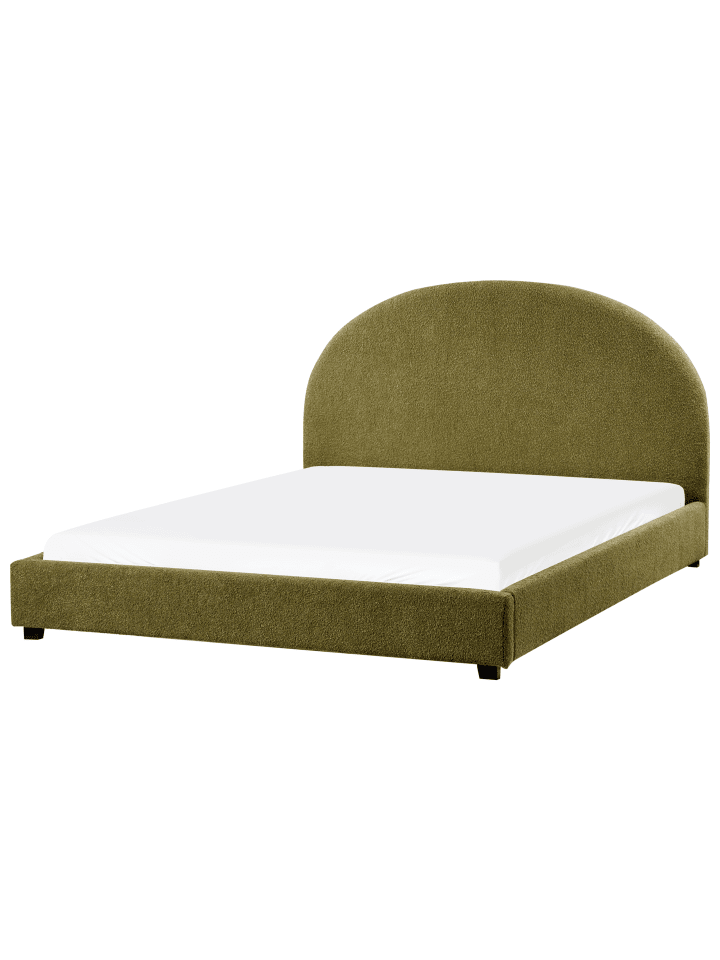 Beliani Doppelbett VAUCLUSE in Grün - (W) 174 x (H) 112 x (L) 214 cm günstig kaufen onesize